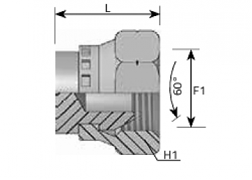 Заглушка с гайкой DKM M27x2,0